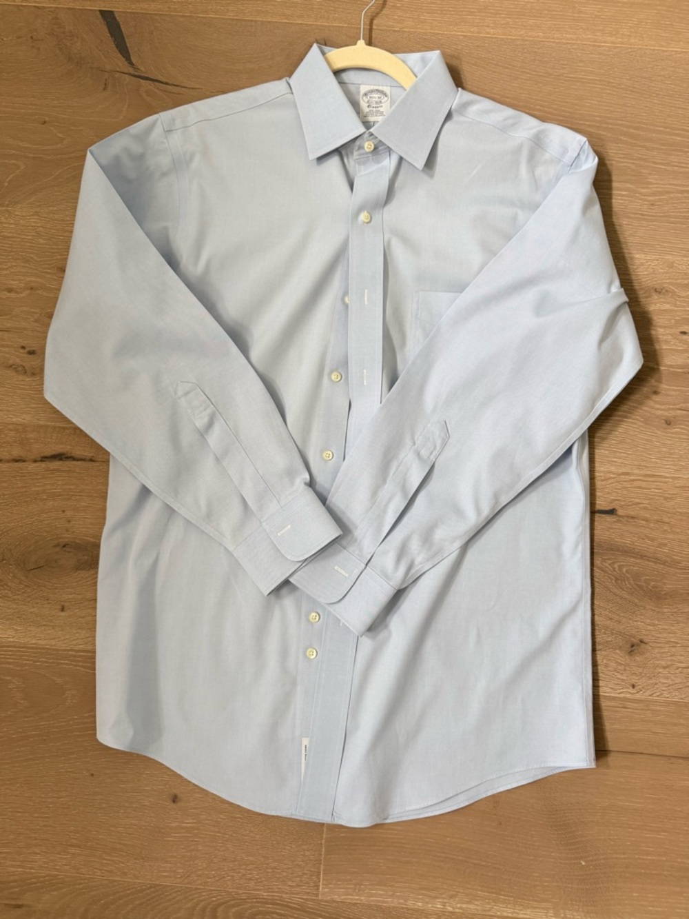 Brooks Brothers Men's Light Blue Dress Shirt